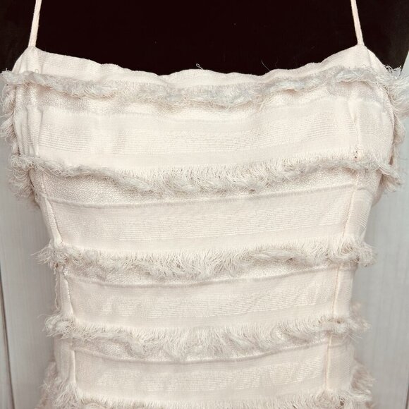 Princess Polly Size 6 Molina Mini Slip Dress Blush Pink Coquette Ruffle Cocktail - Picture 4 of 12